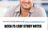 ACCA F5 LSBF STUDY MATERIAL ACCAGLOBALWALL.COM