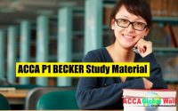 ACCA P1 BECKER Study Material accaglobalwall.com
