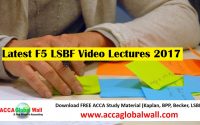 Latest F5 LSBF Video Lectures 2017