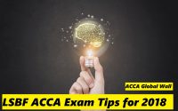 LSBF ACCA Exam Tips for 2018