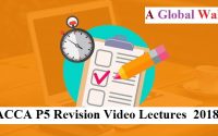ACCA P5 Revision Video Lectures for 2018