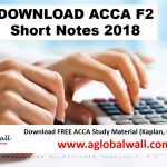 acca f2 short notes 2018